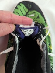 Vans x Marvel Comics (Hulk) Sneakers, Kids Size 3
