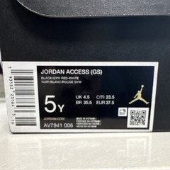 Jordan Access GS Black/Gym Red/White Unisex Kids US 5Y AV7941-006 Sneakers 5Y