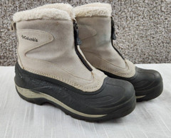 Columbia Snow Boot Cascadian Showchill Thermolite Sherpa Lined Boot Kids Size 6