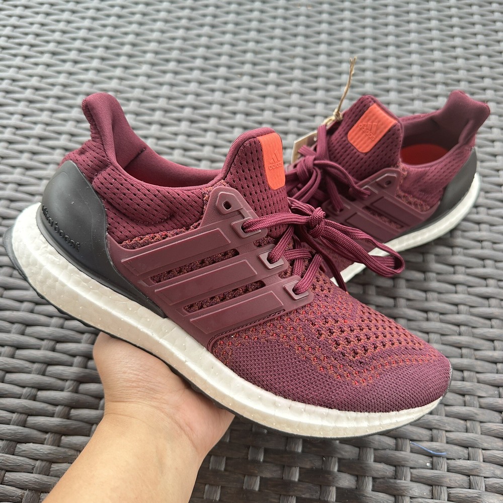 Adidas UltraBoost 1.0 Low Maroon Kid’s Athletic Shoes FW2661 Size 5