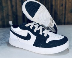 Jordan 1 Low Alt SE PS White Black Matte Silver IB3885-106 Preschool Size 2Y