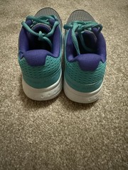 Under Armour Blue and Grey Youth Size 3 Athletic Shoes