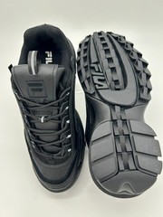 Fila Distruptor II Exp, Kid (SIZE 6.5), Black/Black
