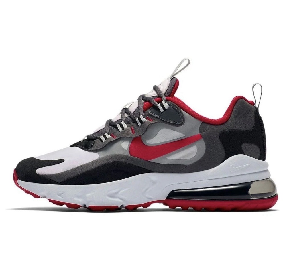 NIKE Air Max 270 React GS ‚University Red Iron Grey‘ BQ0103-013 6.5Y New in Box