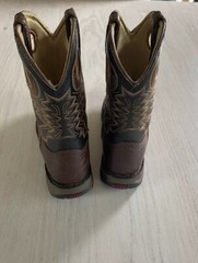 Lil‘ Durango Round Toe Western Boots BT200 Brown/Black Kids Size 3 M