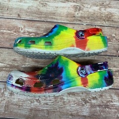 Kids’ Size J6 Classic Colorful Tie-Dye Graphic Clog Childs & Jr 205451
