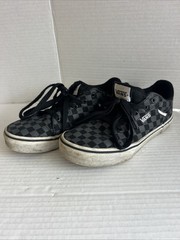 Vans Classic Checkerboard Lace Up Sneakers Boys 3 1/2
