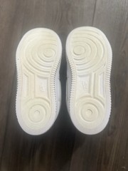 Nike Air Force 1 Low LV8 EasyOn Youth 2.5Y White Rainbow Rope Swoosh
