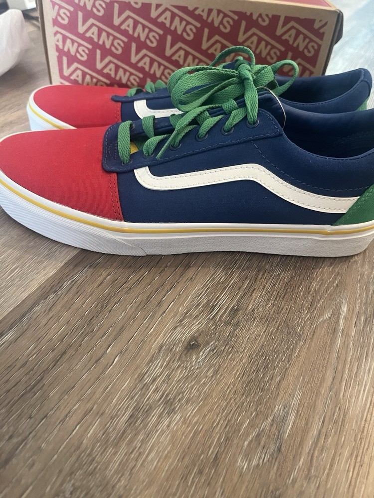 VANS New Size 3.5 youth Retro Old School Skool Colorful Skateboard Shoes Skate