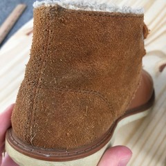 Lacoste Boots Child 13 Brown Leather Suede Sherbrock Hi Ely Chukka Lace Up Flats