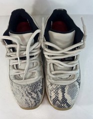 Jordan 11 Retro Low Light Bone Snakeskin – Kids US 7Y No Box