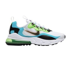 Size 6y (GS) – Nike Air Max 270 React SE Low Oracle Aqua Sneakers Shoes