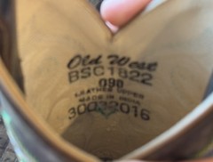 Old West Brown Leather Kids Boots