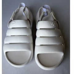 UGG Sport Yeah Kids White Foam Slingback Slide Sandals K6 1129050K