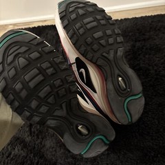 Nike Air Max 97 Multi Color Red Blue Green 5.5 Kids Or 7 Women