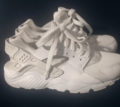 Nike Air Huarache Run Grade School Sneakers White Pure Platinum US Sz 5 Youth