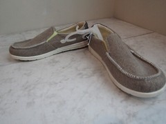 NWT Cat & Jack Brown Hemp Youth Espadrille Slip On Loafer Shoes Youth 4 EU 36