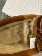 J.Crew Crewcuts Kids Sherpa Lodge SlippersSize: K8