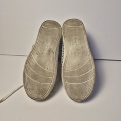 Dolce And Gabbana Authentic Preloved Kids White Sneakers with Grafitti Accents