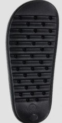 NEW Joe Boxer Cloud Kids Black Smiley Face Slides Glides Sandals Size 2