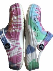 CROCS Clogs Kids Size J 1 Fleece Lined Youth Slip On