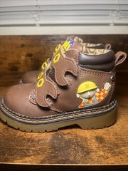 Vintage 2002 Bob The Builder Shoes Kids Size 7 Buster Brown