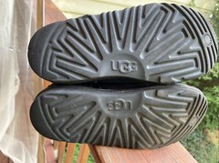 UGG Kid’s CLASSIC II 1017703K BLACK Casual Suede Slip On Boots SIZE 3