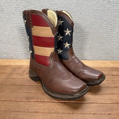 Durango Boots Kids 5M Multicolor Lil Rebel Patriotic 8″ Western Cowboy Boot