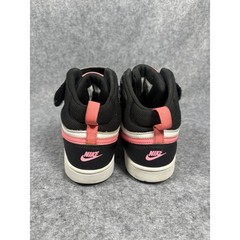Nike Court Borough Mid 2 Black Pink White High Top Sneakers CD7783-005 Youth 3Y