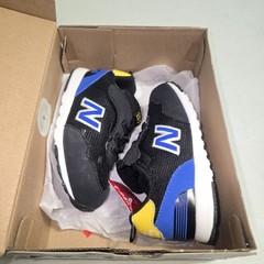 New Balance 515 New-B Hook & Loop Toddler Size 7.5 Wide Black NW515BA