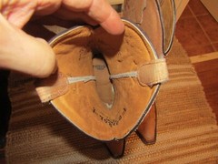 Corral A2914 Beige Leather Snip Toe Cross Heart Cowgirl Boots Teen Youth 5.5 T