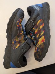 Merrell Nova 2 Multicolor Black Hiking Athletic Sneakers US 3.5M Unisex Kids