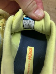 Size 7 MD, Hoka One One Speedgoat 5 Youth, Running Hiking Shoes, Yellow