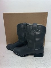 New Children’s Gray Texas Brand Cowboy Boots. 3205 4.5 4 1/2 D. 2-83