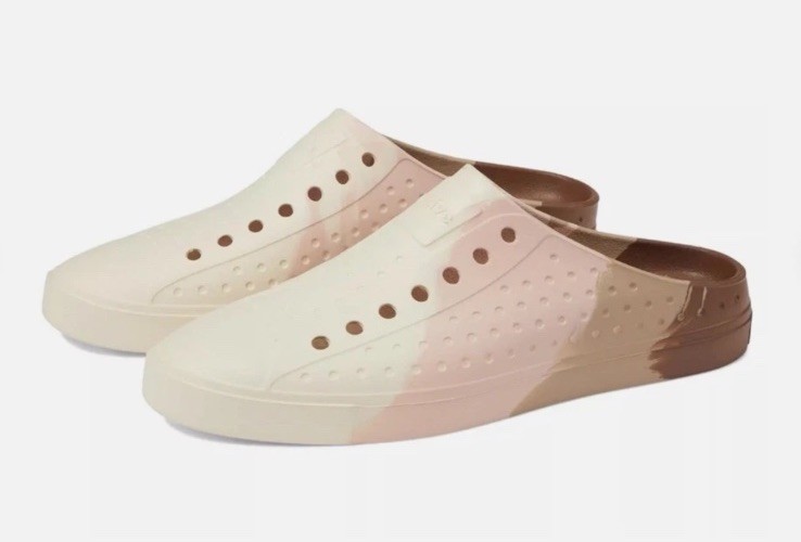 Native Shoes Clogs Jefferson Slip-On Marble Neapolitan Brown Pink White C13
