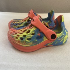 Buc-ees Tie Dye Clog Multicolor Slip On Water Shoes Youth Size 7/8