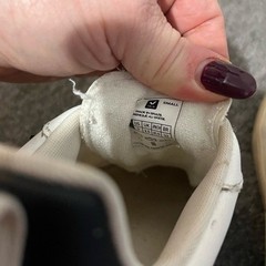 Veja Kids Sneakers Size 3 Hook & Loop White Black