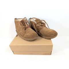 UGG Neumel II Chestnut Suede Lace Up Boots 1017320K Kids Size 5 Brown