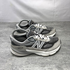 New Balance 990v6 Big Kids ‚Castlerock‘ Grey Suede Shoes Size 6.5 M GC990GL6