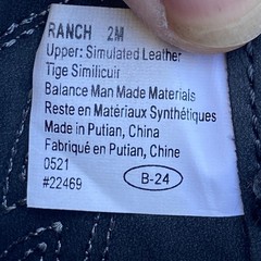 Deer Stags Ranch Boots Kids Size 2M Black Western Cowboy Faux Leather 22469