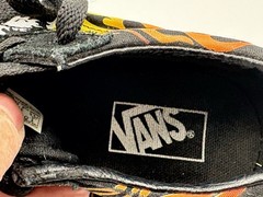 Vans Classic Old Skool Ferocious Flame Racing Sneakers Kids Size 1, Gently Used