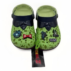Crocs Kids Dragon Ball Z Classic Clogs Cell Green/Navy Size J4 Style#211206-90H