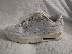 Size 4(GS) – Nike Air Max 90 Low White – CD6864-100