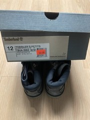 Timberland 6in Premium Boots Gray Classic 12 Youth New In Box Primaloft