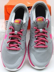 Nike FLEX 2015 RN (GS) GREY/PINK Sneaker Size 7 GIRLS NEW W BOX FREE SHIPPING