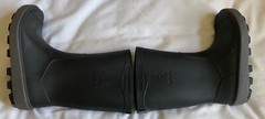 Kamik Black/Gray Stomp Waterproof Rubber Rain Boots Youth Kids/Boys/Girls Size 4