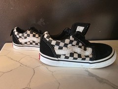 Toddler VANS Black/White Checkerboard Toddler Size 8