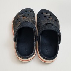 Crocs Bayaband Printed Summer Clog Crocs Navy Blue Unisex Clog Size J1