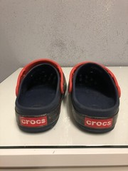 CROCS Kids J 1 Crocband Fun Lab Light-Up Race Car Clog, Navy