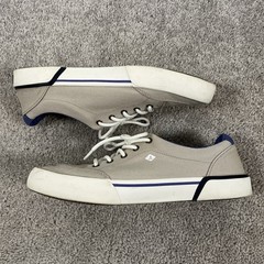 Sperry Kids Harbor Tide Tan Canvas Sneakers Size 6M Stone Basic Capsule Washable